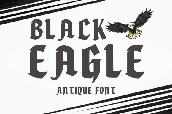 Black Eagle Font - Featured Image