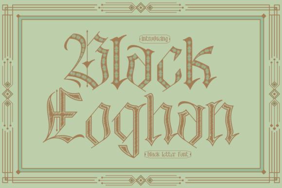 Black Eoghan Font - Featured Image