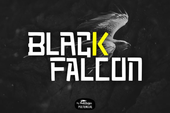 Black Falcon Font - Featured Image