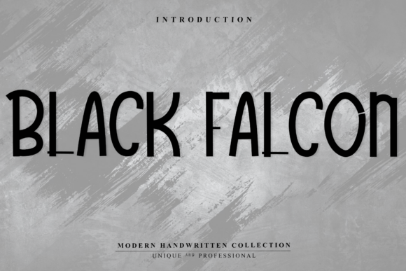 Black Falcon Font - Featured Image