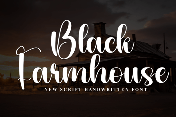 Black Farmhouse Font - Featured Image