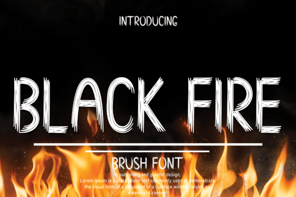 Black Fire Font - Featured Image
