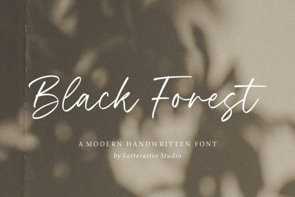 Black Forest Font - Featured Image