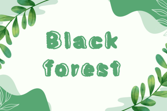 Black Forest Font - Featured Image