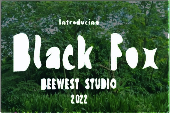 Black Fox Font - Featured Image