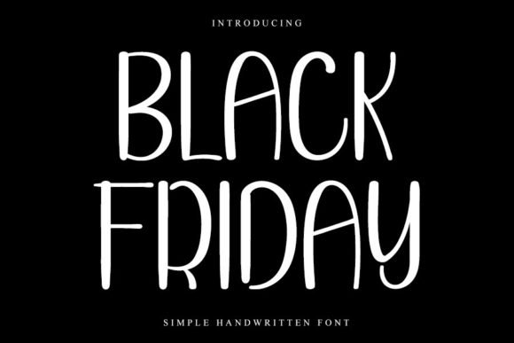 Black Friday Font - Featured Image