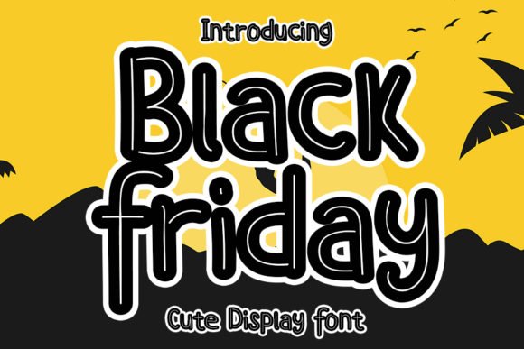 Black Friday Font - Featured Image