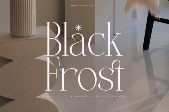 Black Frost Font - Featured Image