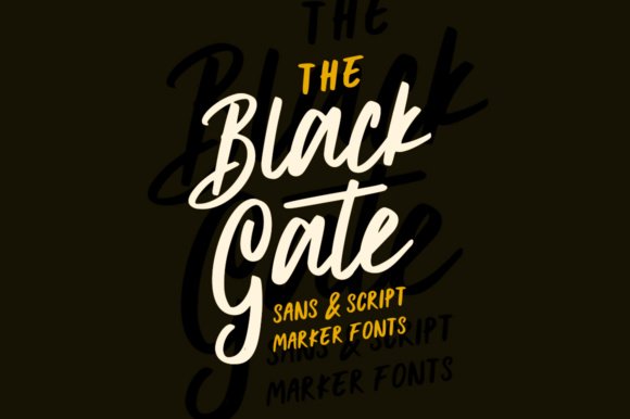 Black Gate Font - Featured Image