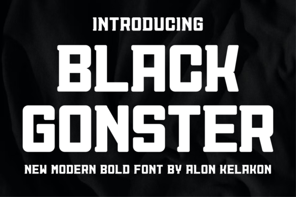 Black Gonster Font - Featured Image