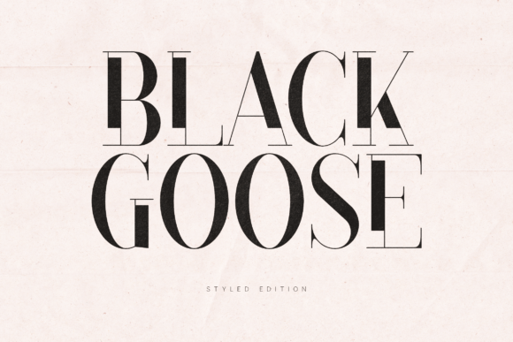 Black Goose Font - Featured Image