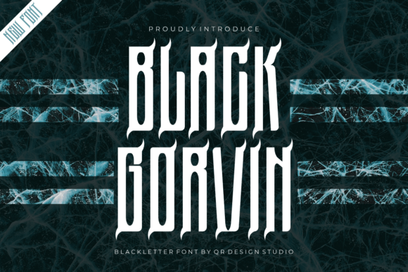 Black Gorvin Font - Featured Image