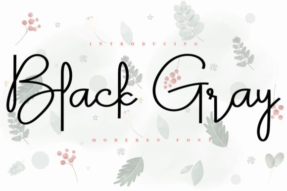 Black Gray Font - Featured Image