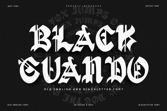 Black Guando Font - Featured Image
