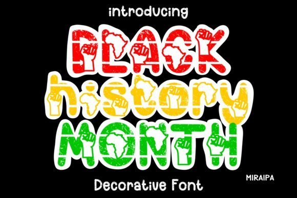 Black History Month Font - Featured Image