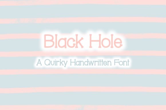 Black Hole Font - Featured Image