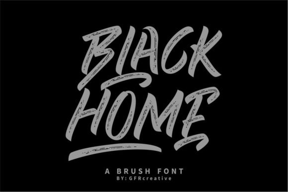 Black Home Font - Featured Image