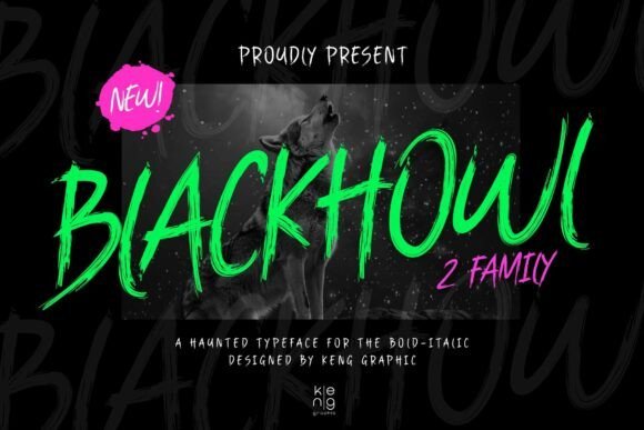 Black Howl Font - Featured Image