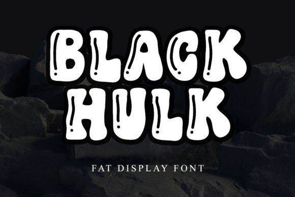 Black Hulk Font - Featured Image