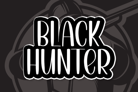Black Hunter Font - Featured Image