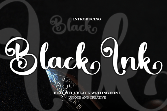 Black Ink Font - Featured Image