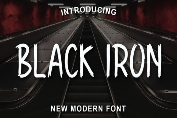 Black Iron Font - Featured Image