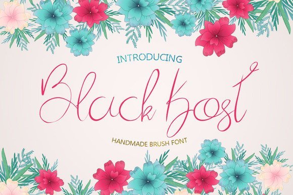 Black Kost Font - Featured Image