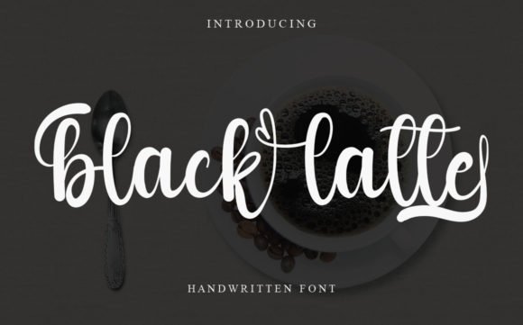 Black Latte Font - Featured Image