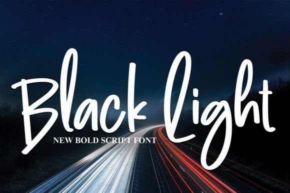 Black Light Font - Featured Image