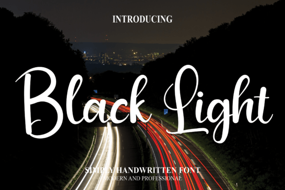 Black Light Font - Featured Image