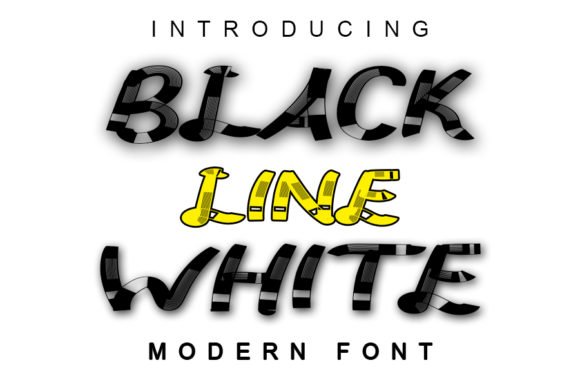 Black Line White Font - Featured Image