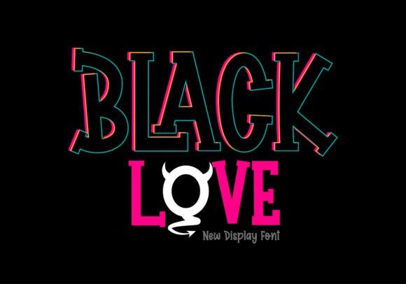 Black Love Font - Featured Image