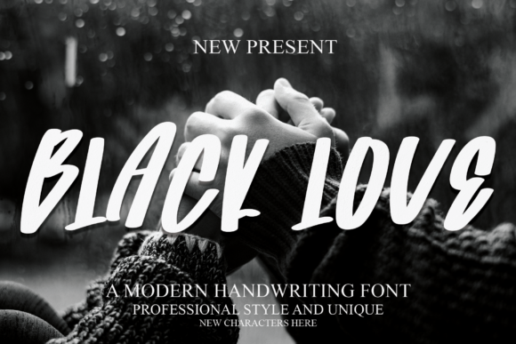 Black Love Font - Featured Image