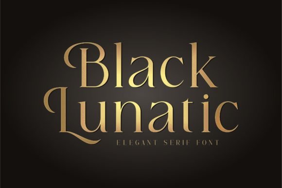 Black Lunatic Font - Featured Image