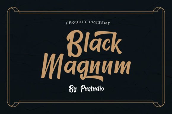 Black Magnum Font - Featured Image
