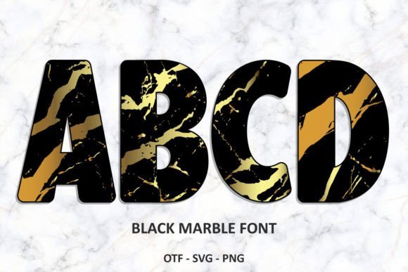 Black Marble Font - Featured Image