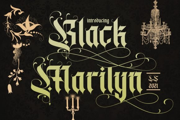 Black Marilyn Font - Featured Image