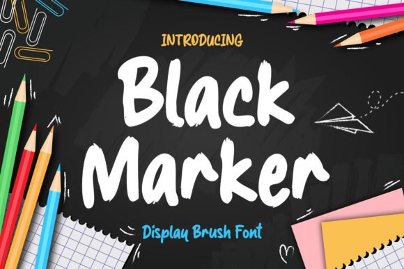 Black Marker Font - Featured Image