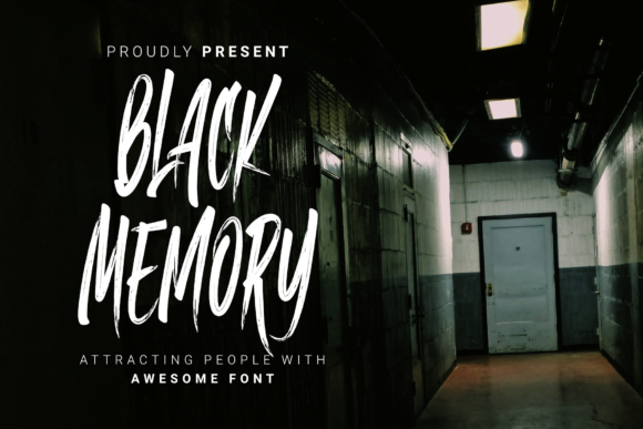 Black Memory Font - Featured Image