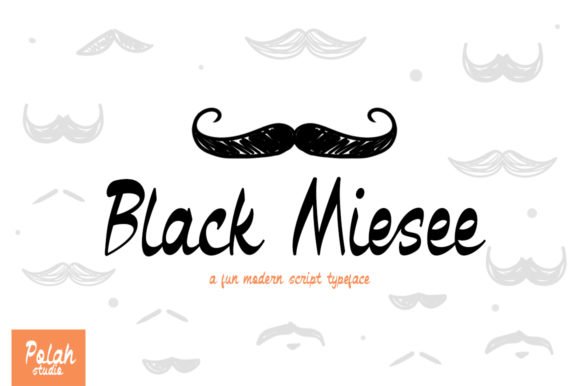 Black Miesee Font - Featured Image