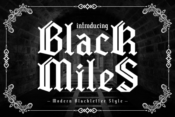 Black Miles Font - Featured Image