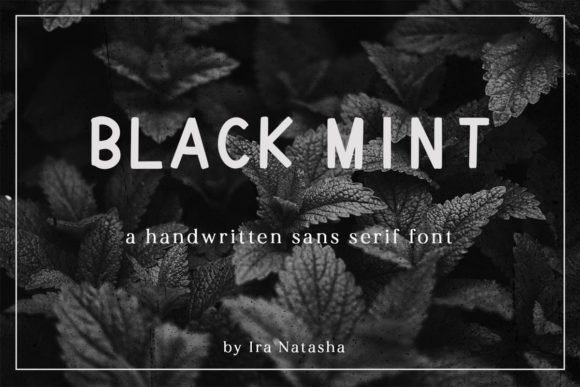 Black Mint Font - Featured Image