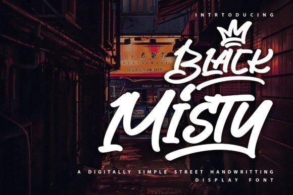 Black Misty Font - Featured Image