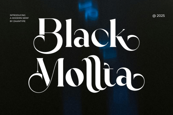 Black Mollta Font - Featured Image