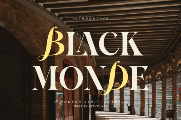 Black Monde Font - Featured Image