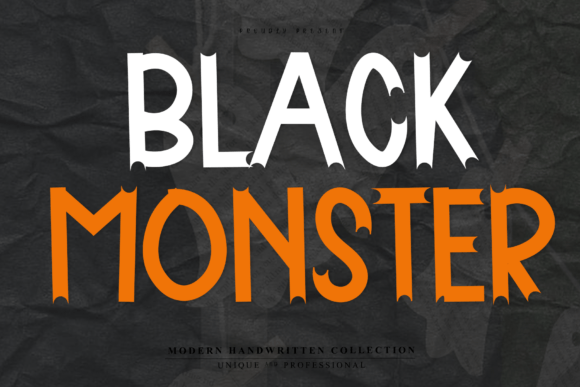 Black Monster Font - Featured Image