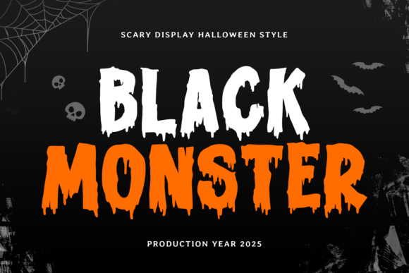 Black Monster Font - Featured Image