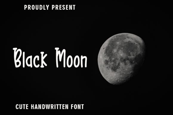 Black Moon Font - Featured Image