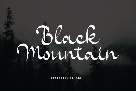 Black Mountain Font - Featured Image