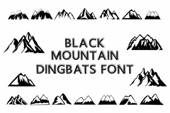 Black Mountain Font - Featured Image